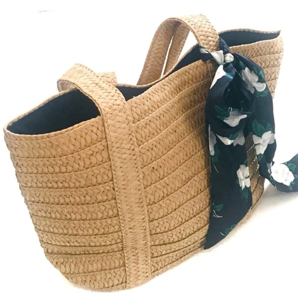 Draper James Handbags - Draper‎ James Everyday Straw Shoulder Bag - Natural, New With Tags